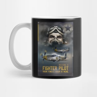 P51 Mustang Pilot Mug